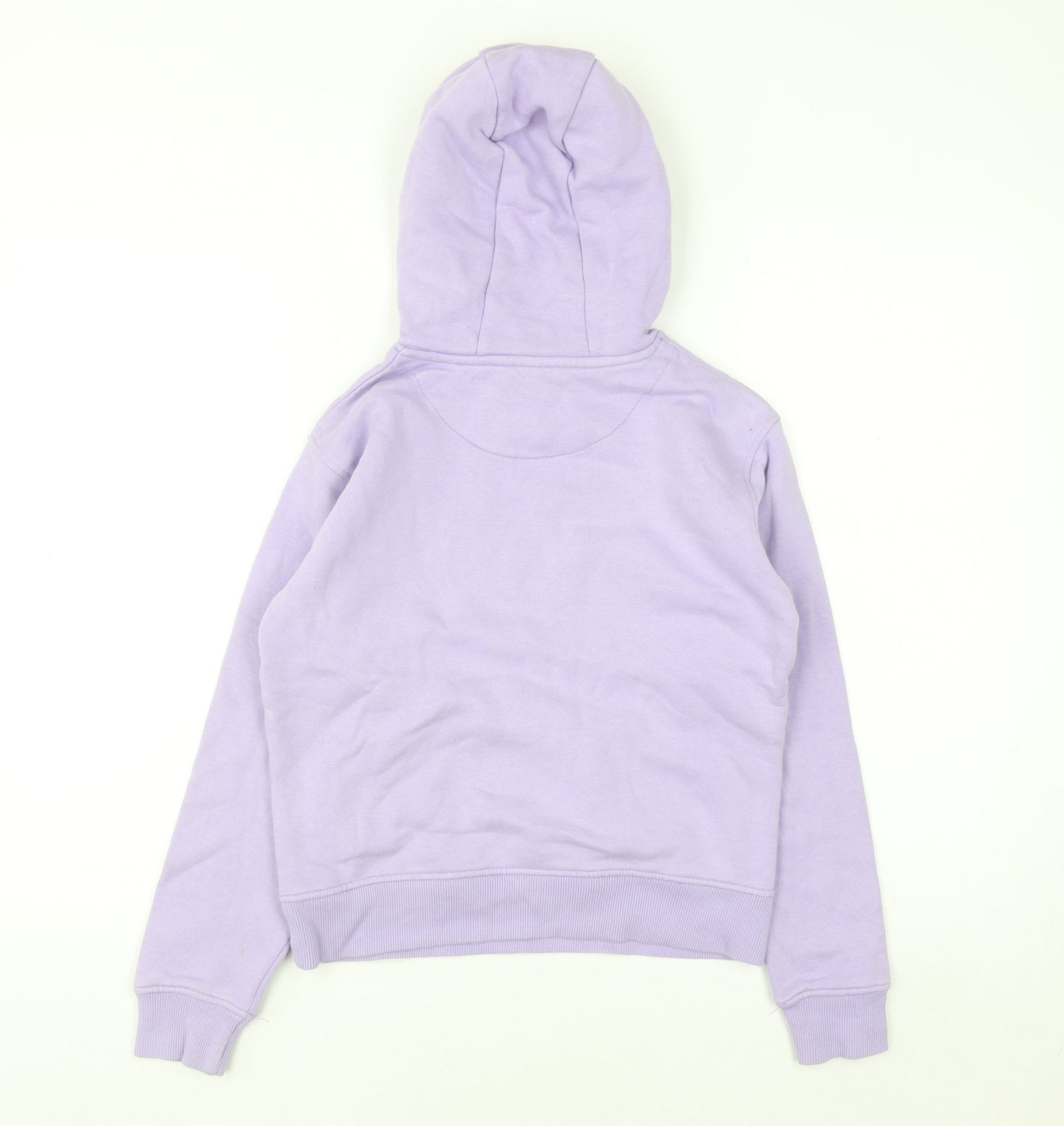 Jack Wills Girls Purple Pullover Hoodie 10-11 Years Logo Cotton Fleece