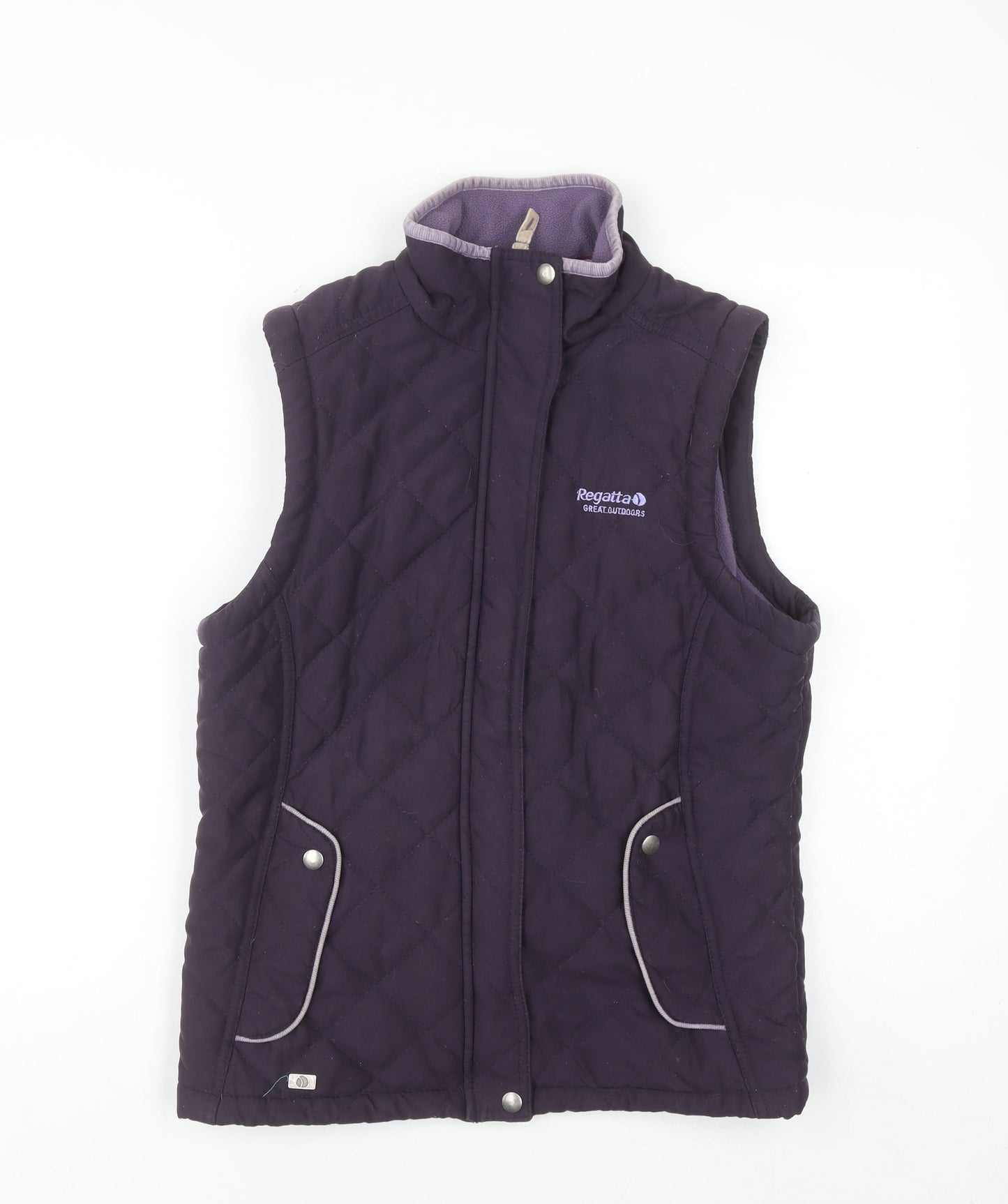 Regatta Womens Purple Quilted Outdoor Waistcoat Size 10