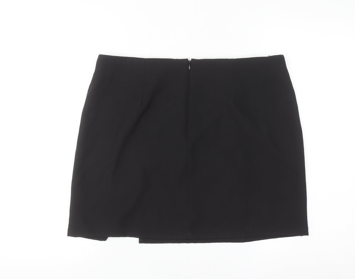 Saint Genies Women's Black Size 14 Stretch Pencil Skirt