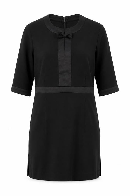 Buttercups Women’s Black Shift Workwear Dress Size 8 Short Sleeve