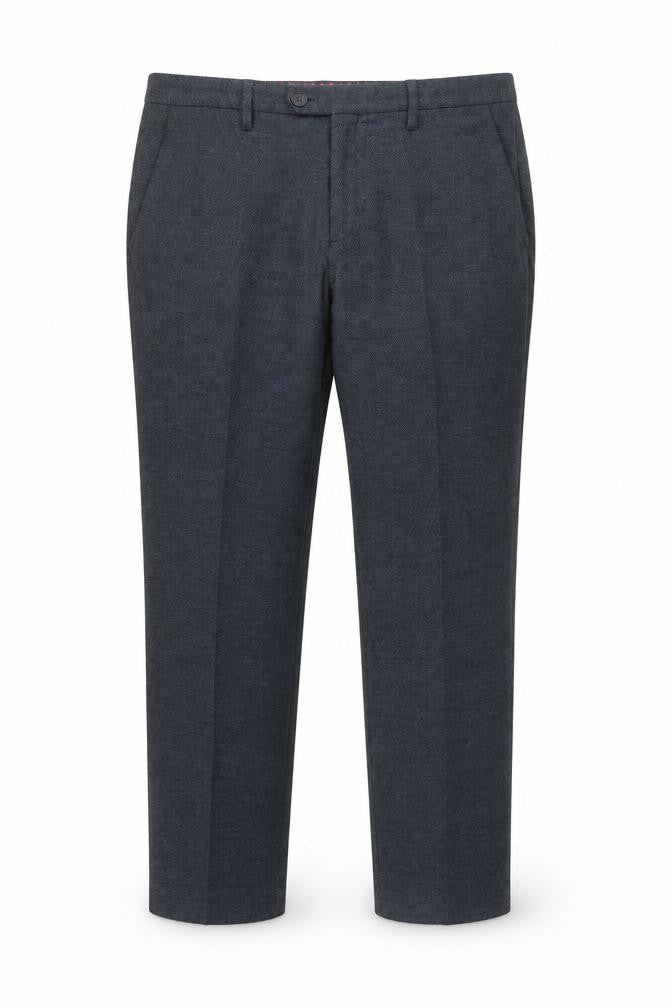 Ted Baker Men's Blue Wool Blend Dress Trousers 38R