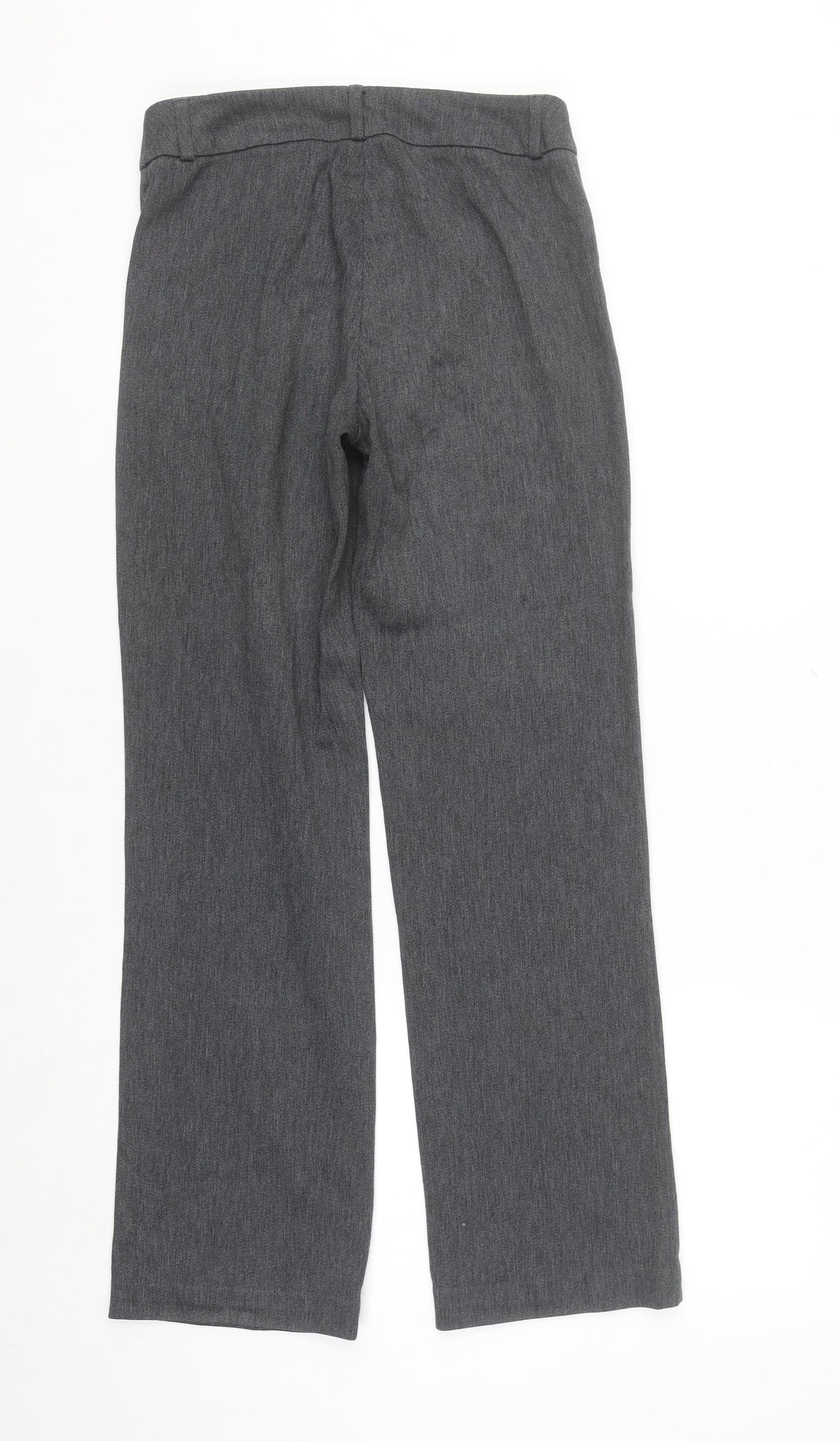 Kookai Womens Grey Straight Leg Stretch Trousers Size 8