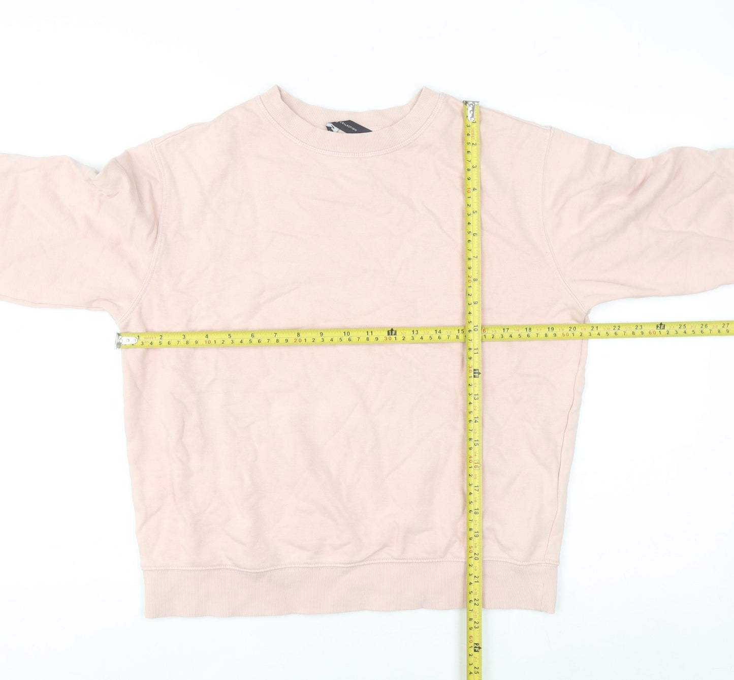 Marks and Spencer Women Pink Small Pullover Sweatshirt