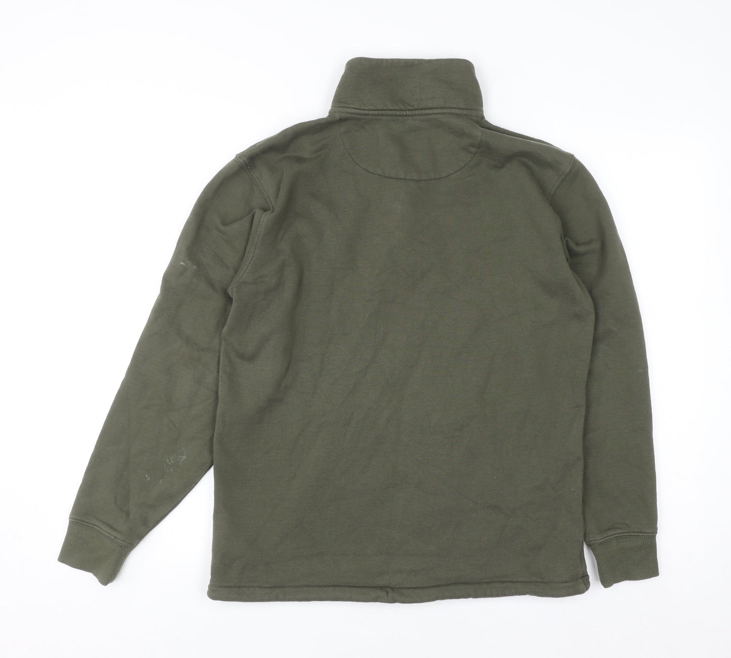 Vans Men’s Green XS Pullover Fleece 1/2 Zip Sweatshirt