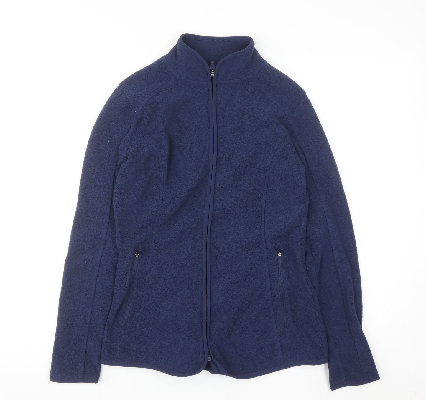 Dunnes Stores Women's Navy Full Zip Fleece Sweatshirt XS