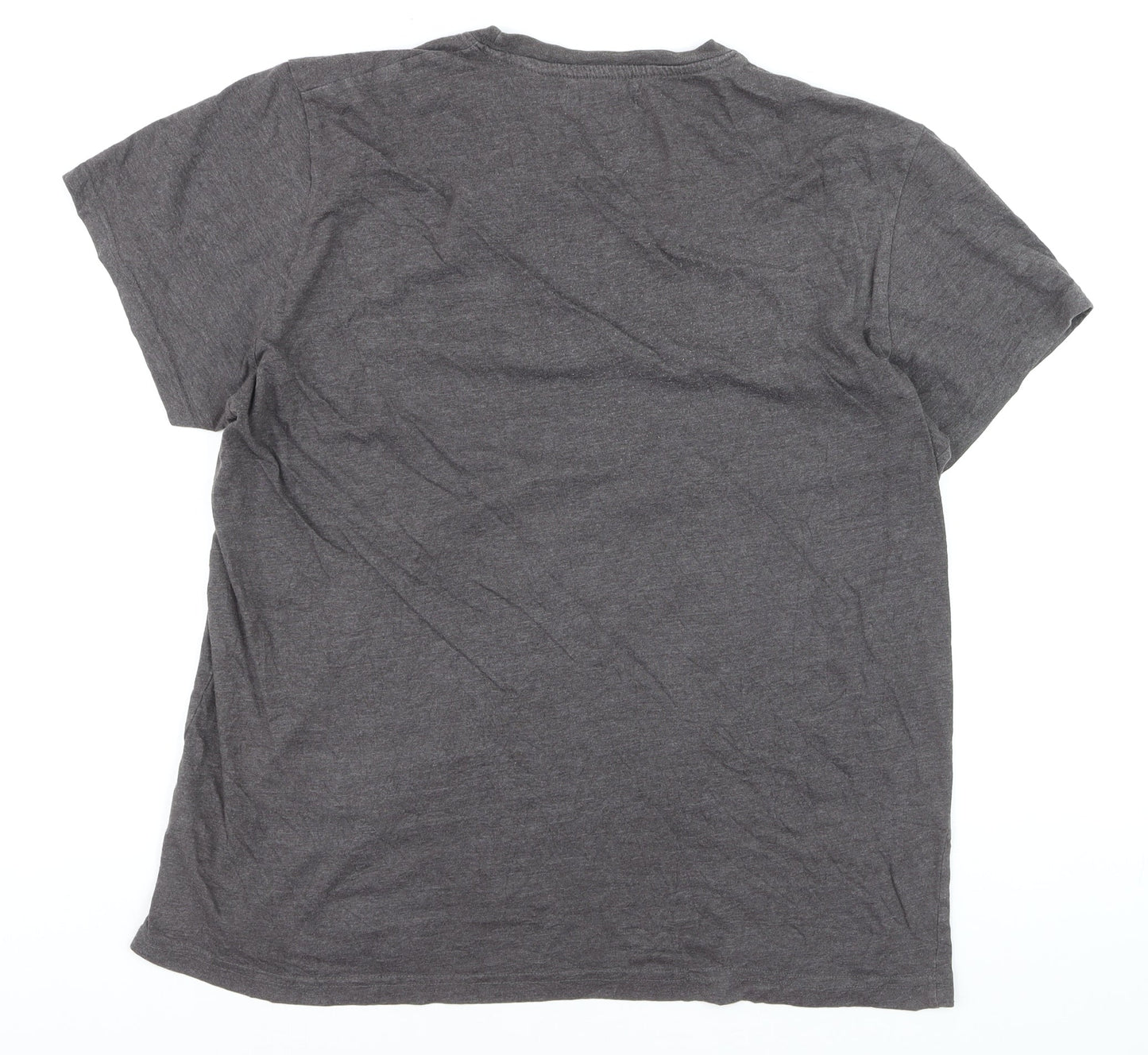 Pierre Cardin Men’s Grey 2XL Heritage Graphic T-Shirt
