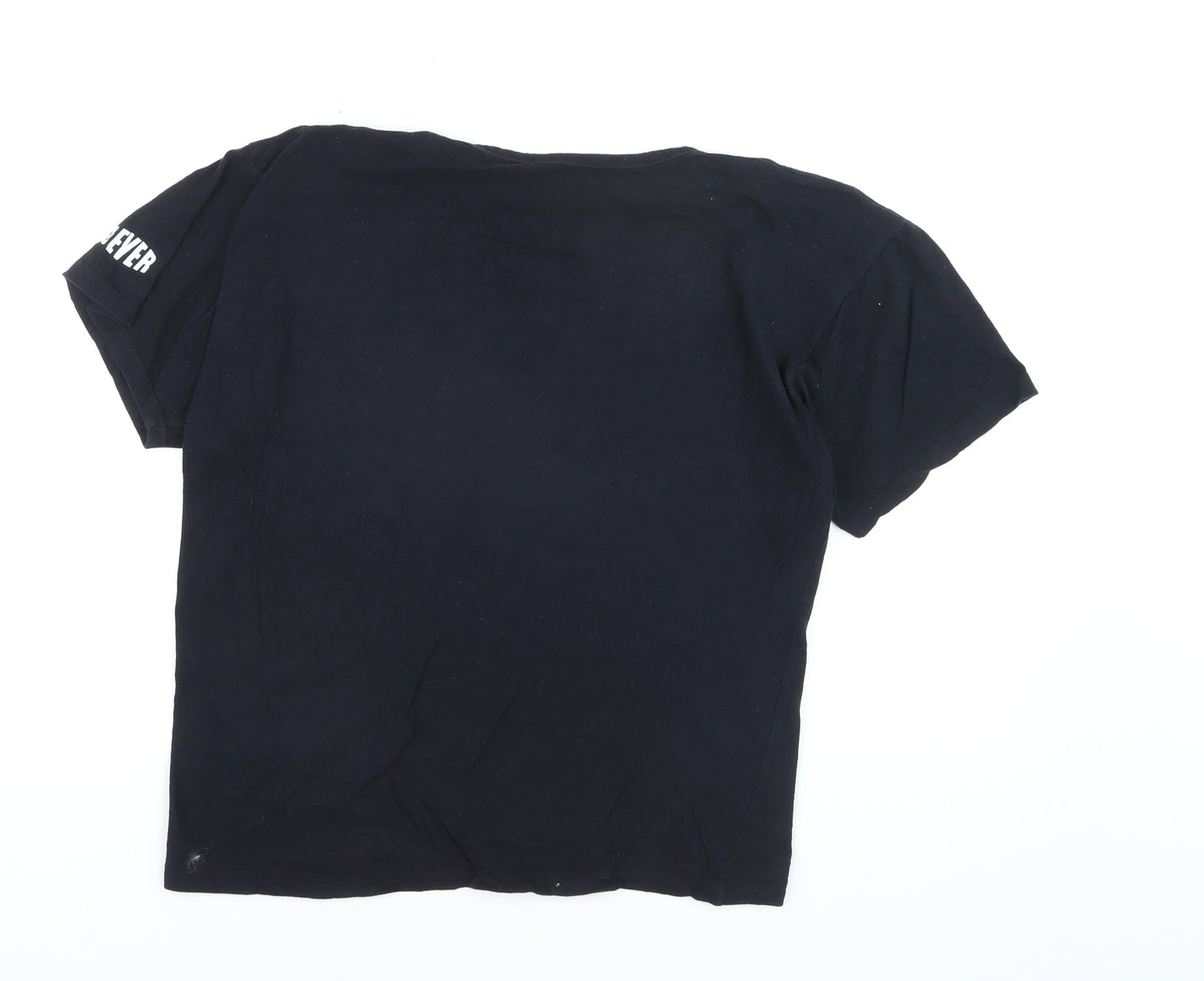 JEVER Mens Black XL Biker Motorcycle Graphic Print Cotton T-Shirt