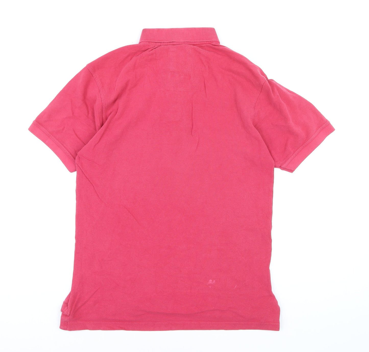 Crew Clothing Co Men's Pink Classic Fit Polo Shirt Size L
