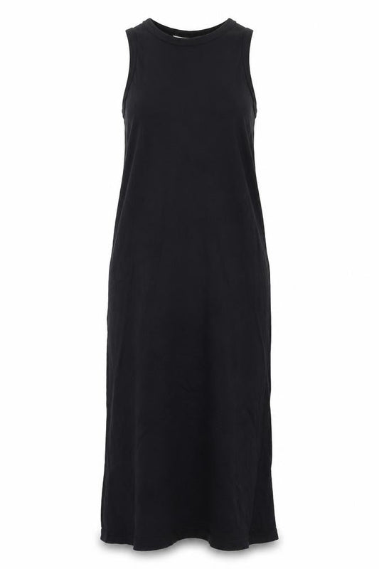 H&M Women’s Black Sleeveless Midi Slip Dress M Viscose