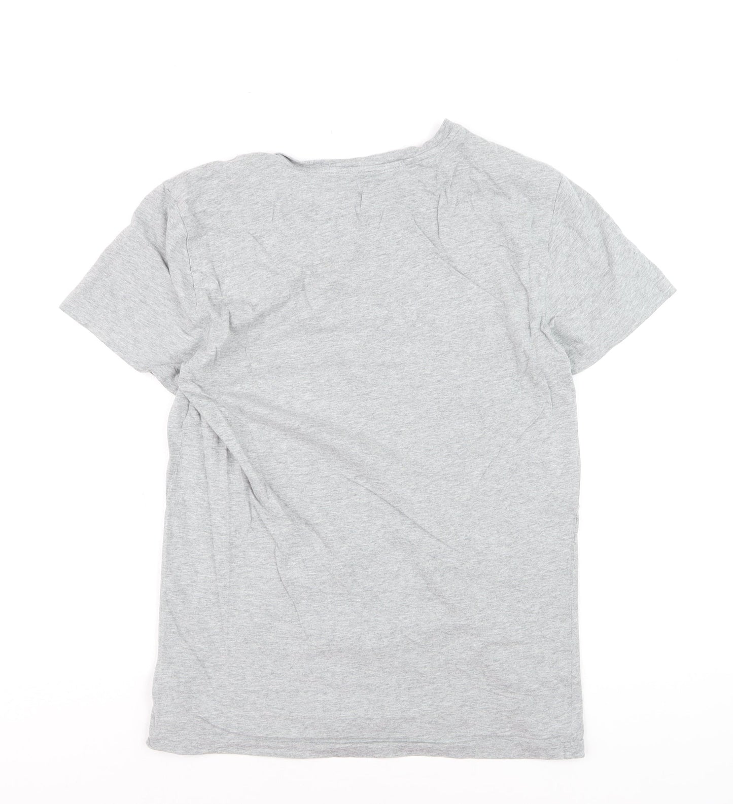Polo Ralph Lauren Men's Grey Crew Neck Cotton T-Shirt M