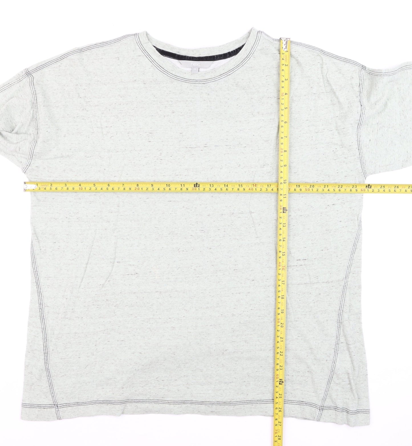 Next Women Grey Long Sleeve Basic Jersey T-Shirt Size 20