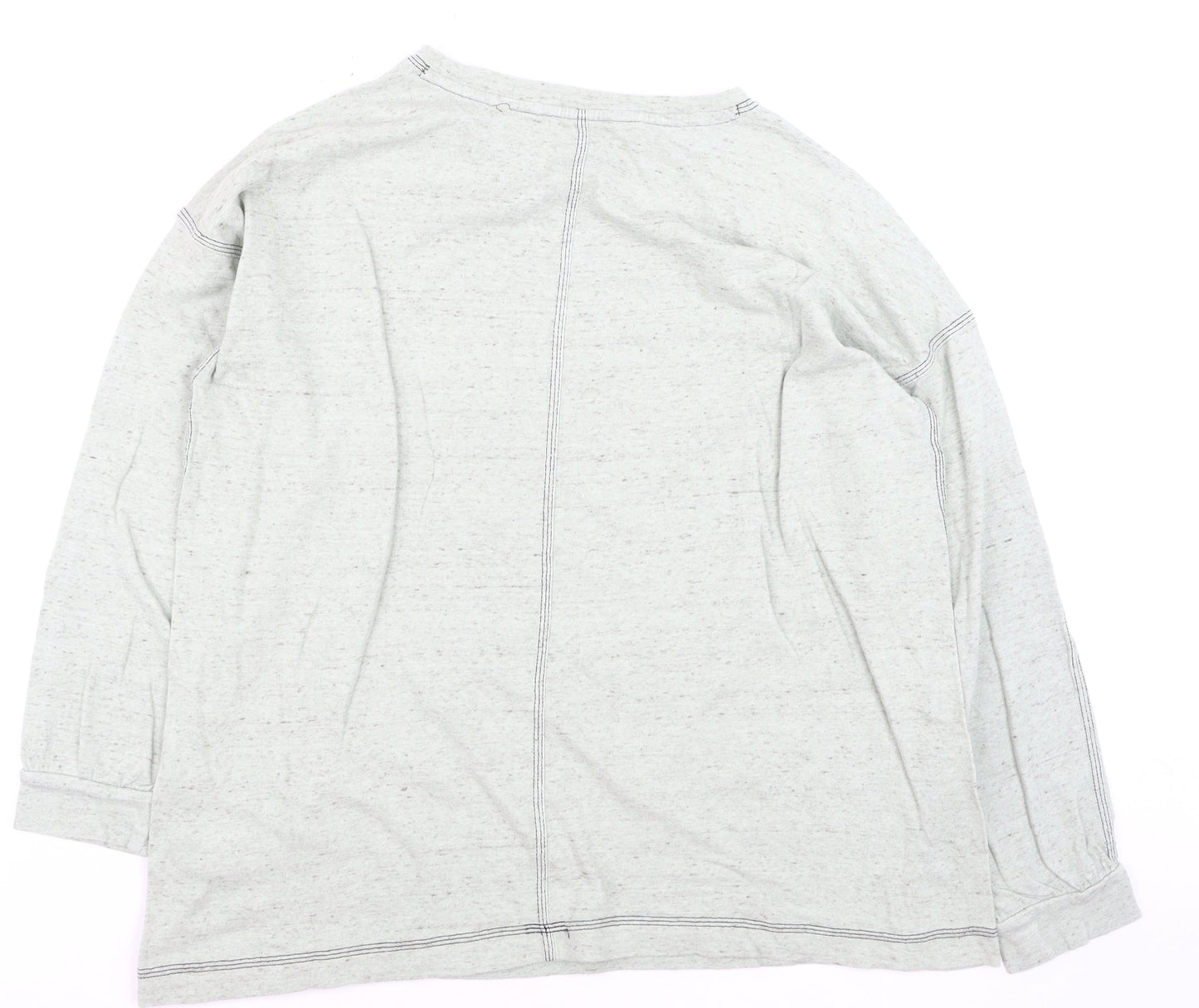Next Women Grey Long Sleeve Basic Jersey T-Shirt Size 20
