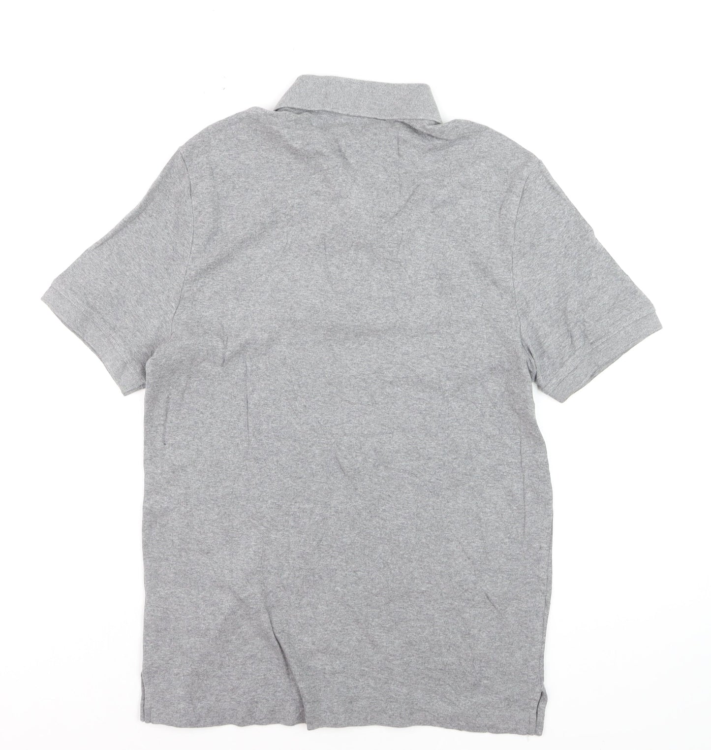 DKNY Boys Grey Polo Shirt Small Short Sleeve Cotton Casual Top