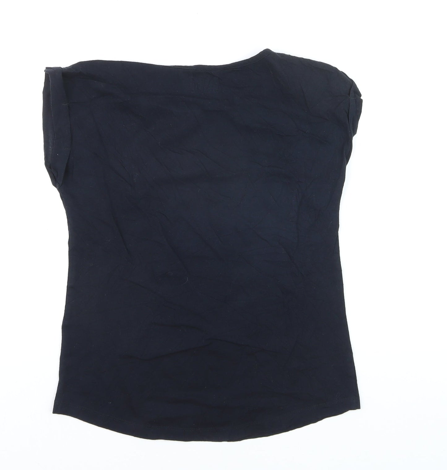 Saltrock Womens Black Cotton Graphic T-Shirt Size 8