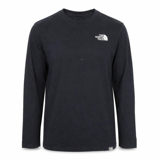 The North Face Men's Black Long Sleeve Cotton Crew Neck T-Shirt S