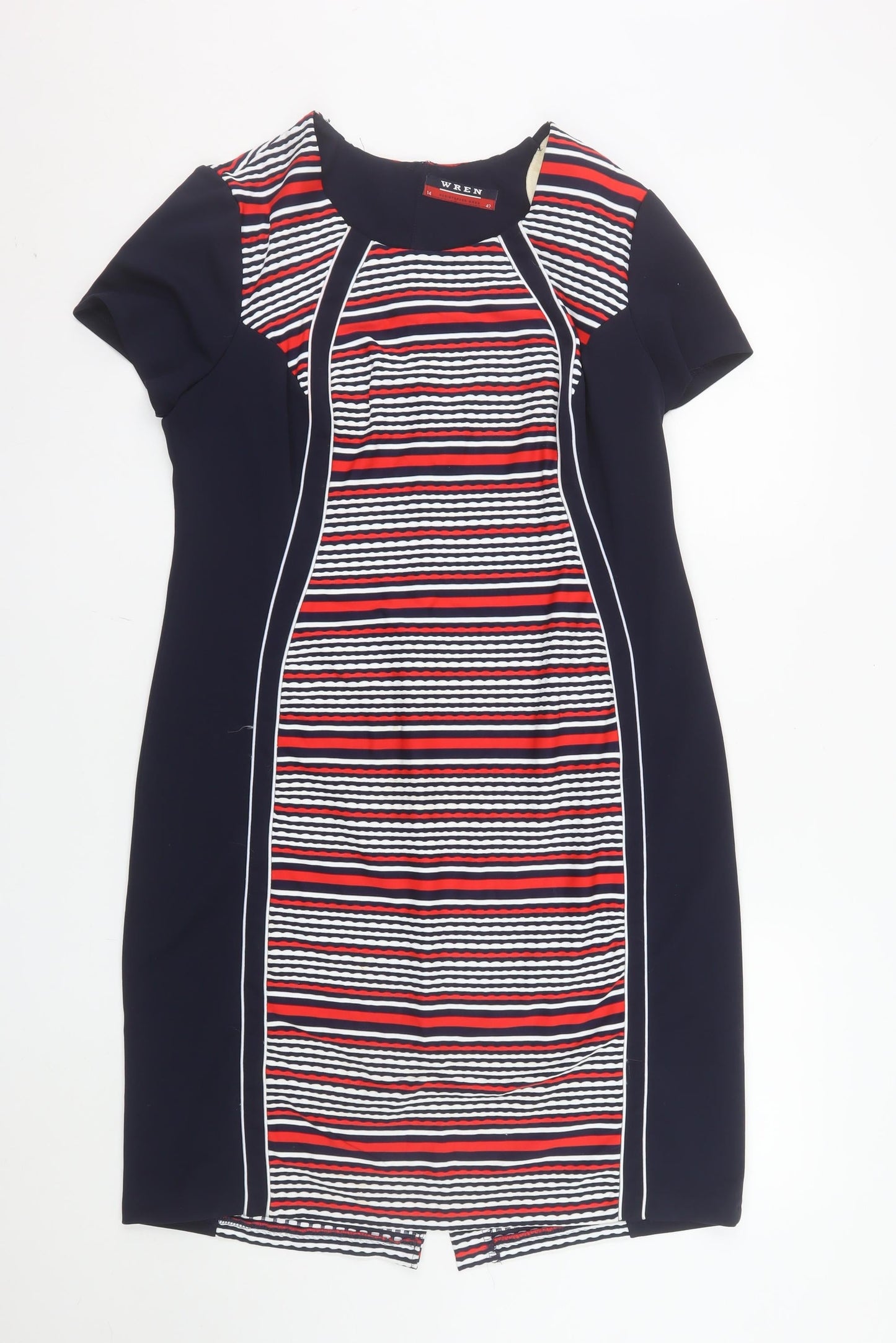 Christopher Wren Women’s Multicoloured Sheath Dress Size 14