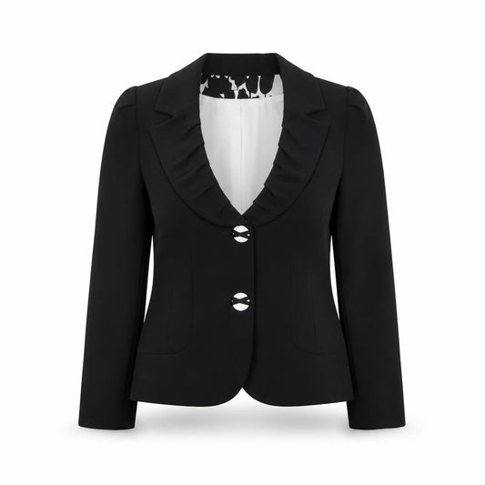 Kate Cooper Women's Black Size 14 Tailored Blazer Jacket