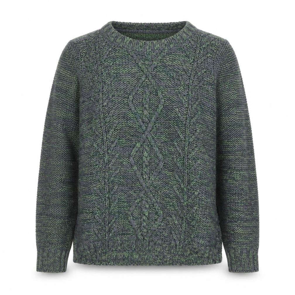 Mountain Warehouse Womens Green Cable-Knit Jumper Size 12