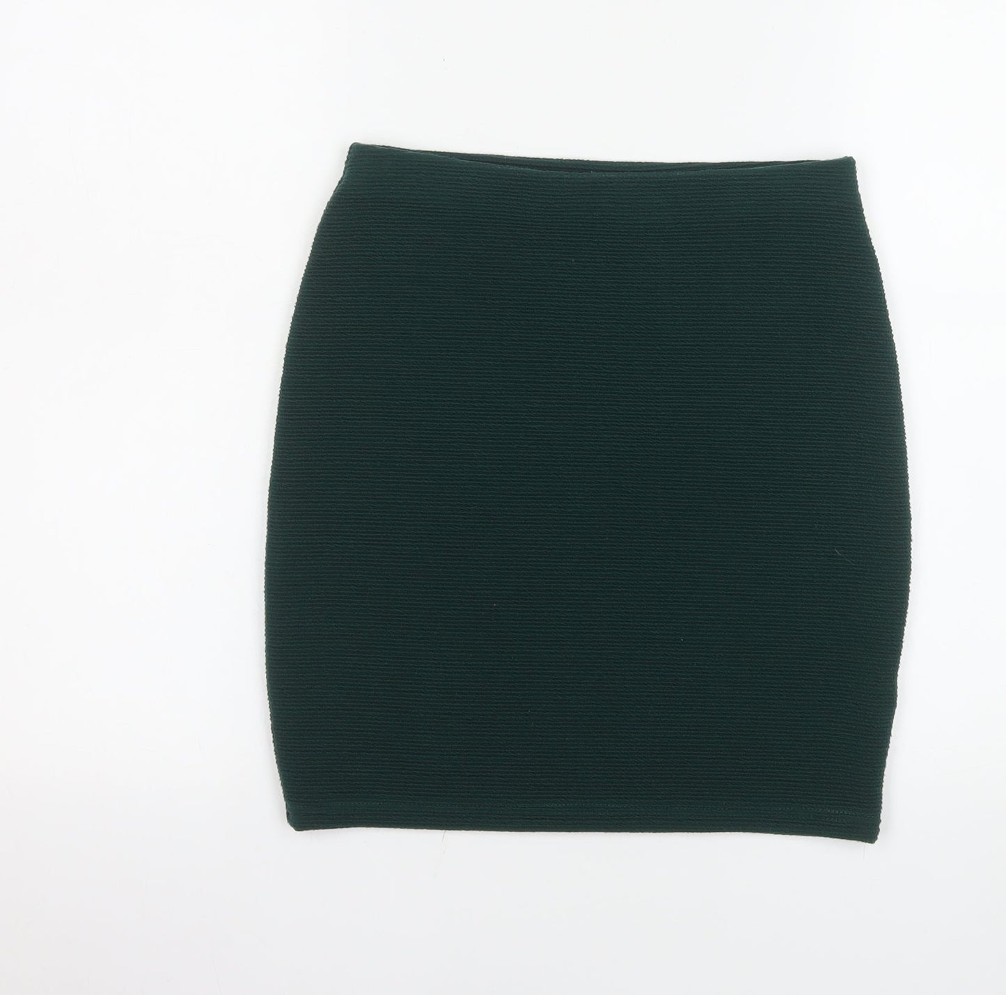 New Look Women's Green Size 10 Pencil Stretch Skirt