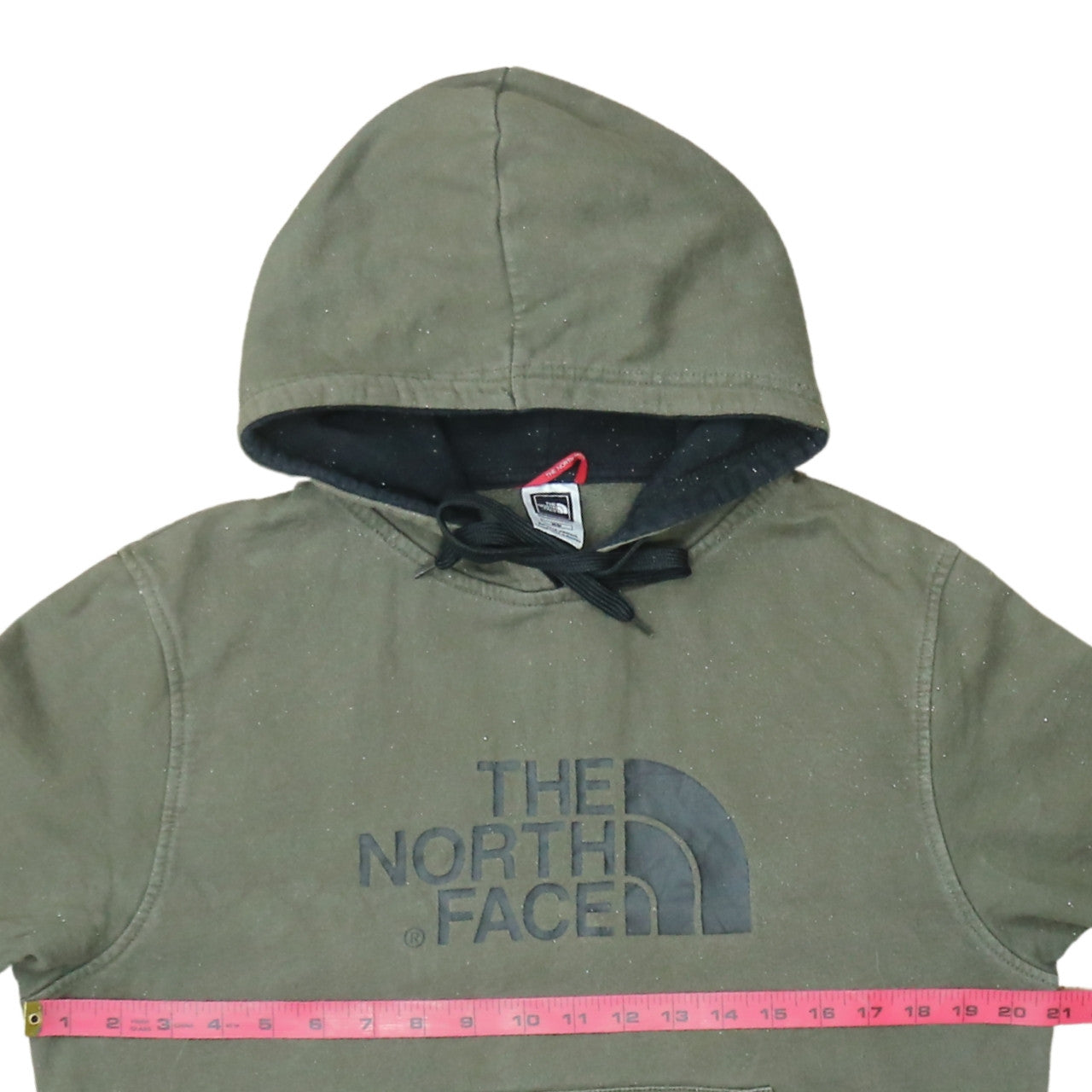 The North Face Men's Green Pullover Hoodie Size M Outdoor Fleece