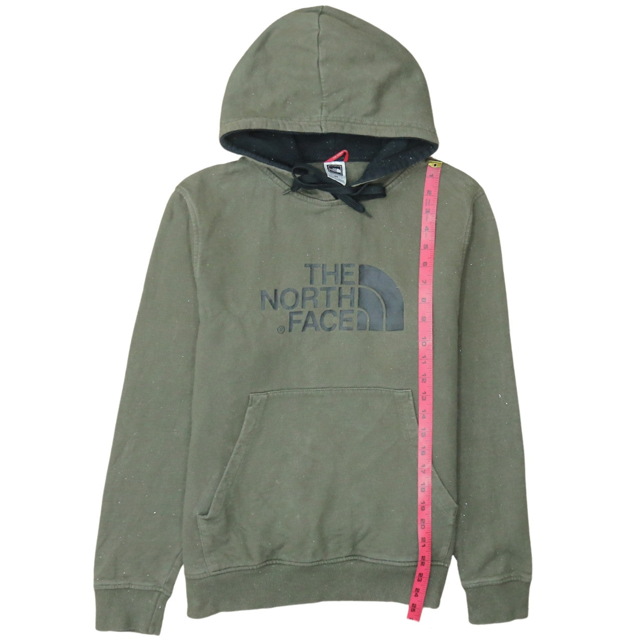 The North Face Men's Green Pullover Hoodie Size M Outdoor Fleece