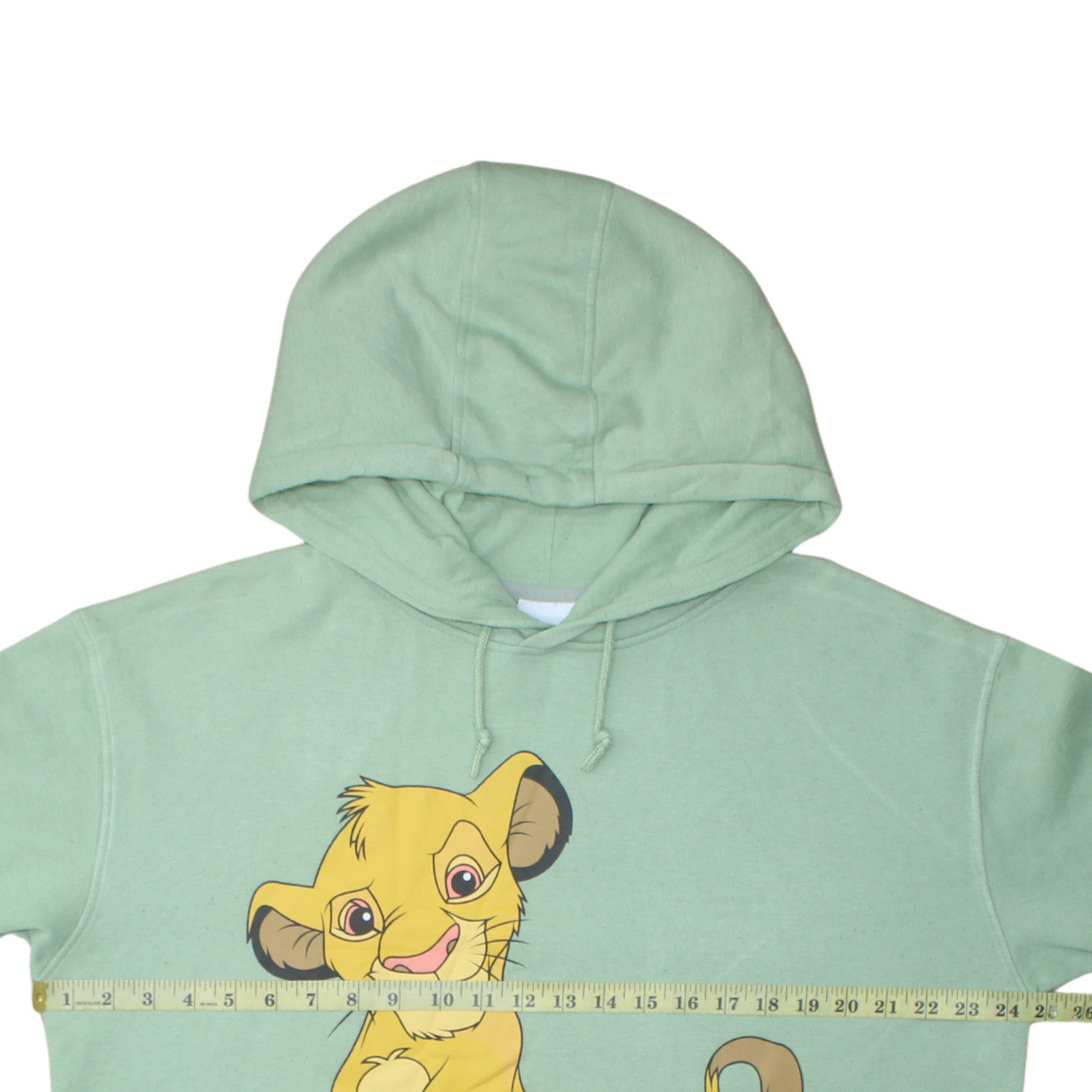 Disney Primark Women Green Hoodie Simba The Lion King Size 14/16 L