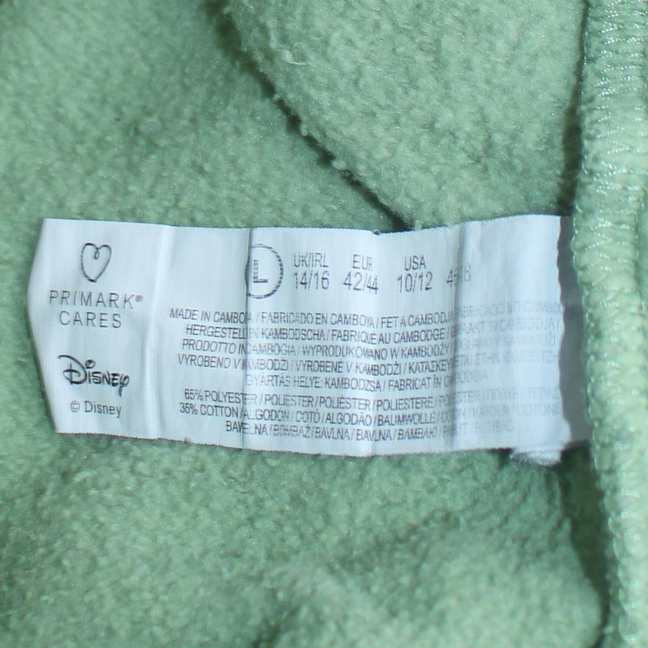 Disney Primark Women Green Hoodie Simba The Lion King Size 14/16 L