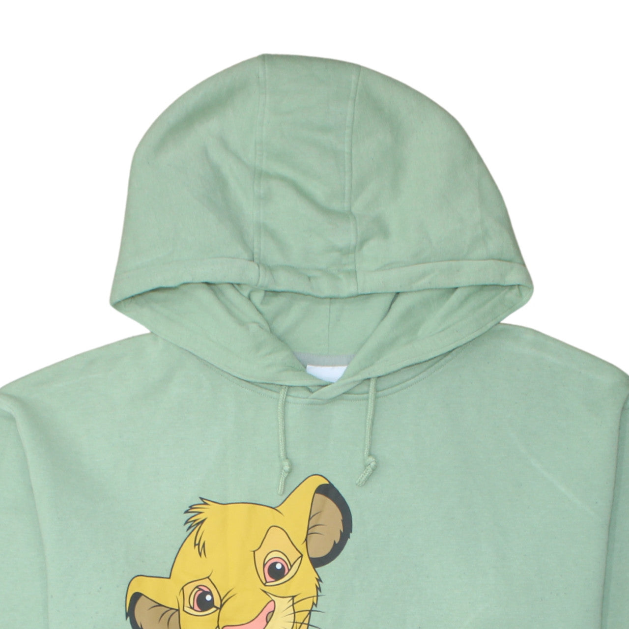 Disney Primark Women Green Hoodie Simba The Lion King Size 14/16 L