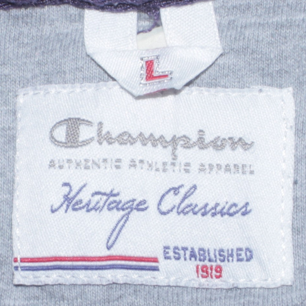 Champion Women's Blue Full Zip Hoodie Size L - Heritage Classics