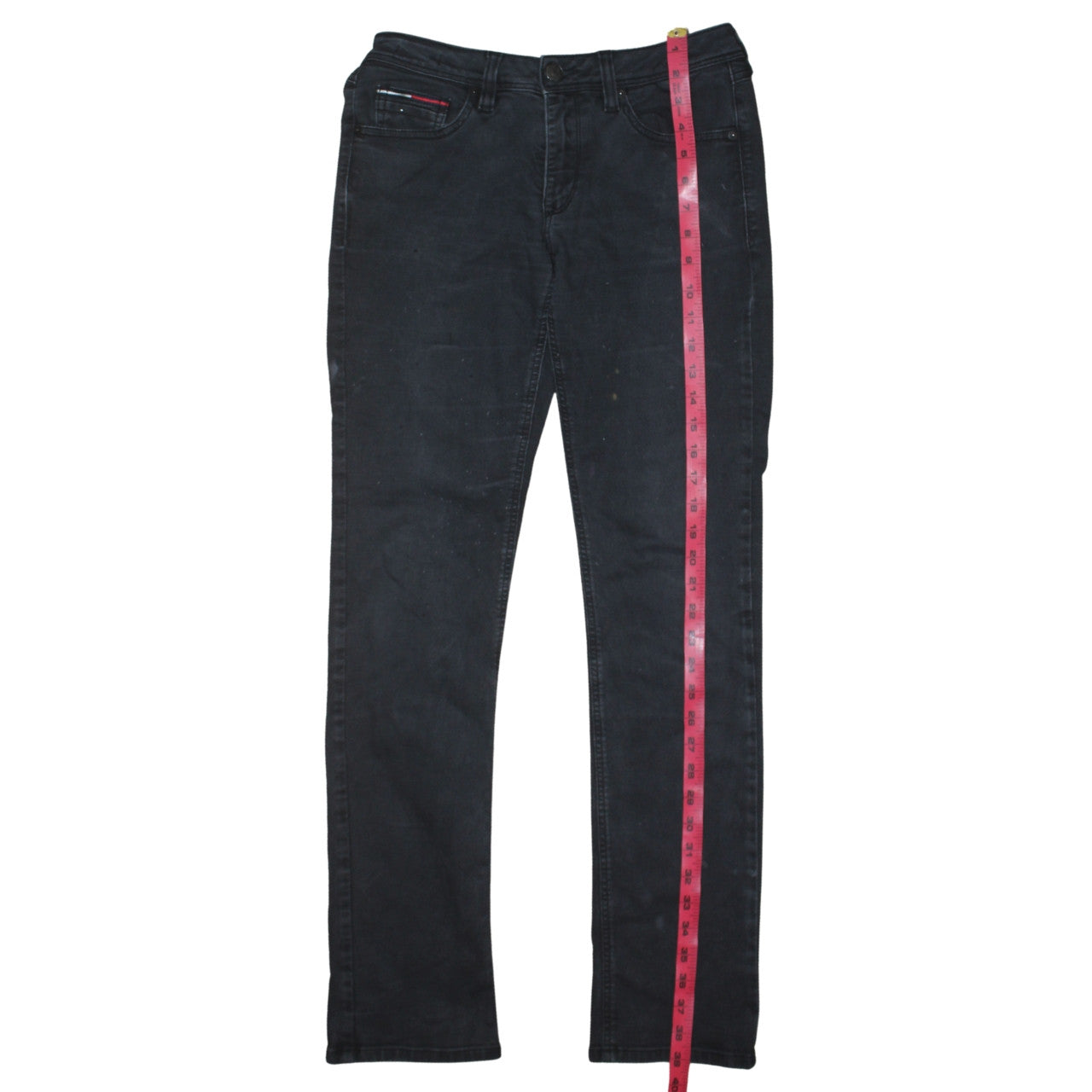 Tommy Jeans Women's Black Straight Leg Denim Jeans Size 10