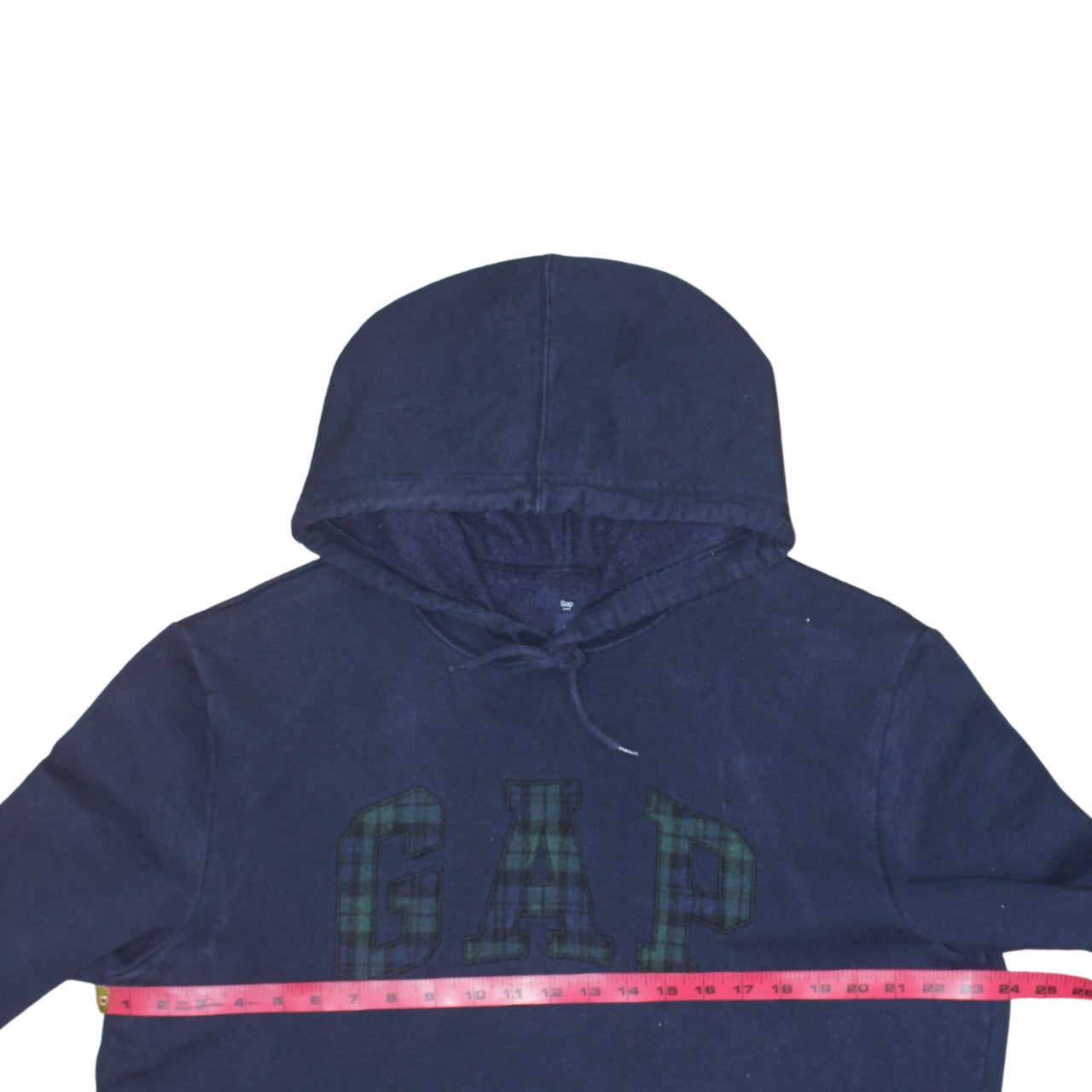 GAP Mens Blue XL Pullover Hoodie Logo Fleece Sweatshirt
