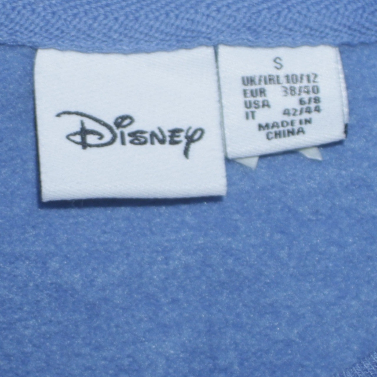 Disney Primark Women Blue Stitch Pullover Sweatshirt Size 10/12