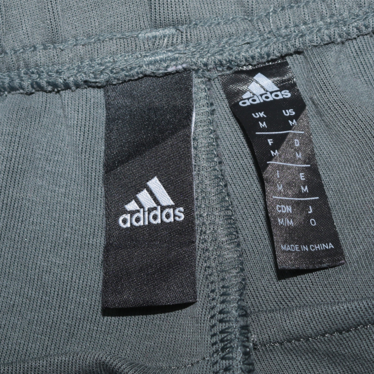 Adidas Men's Green Jogger Trousers Size M Regular Fit