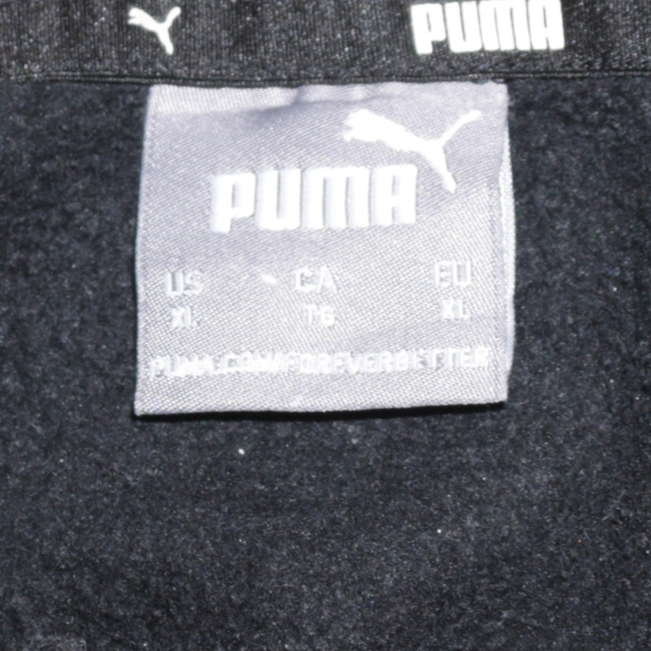 Puma Men’s Black XL Pullover Hoodie Fleece Sportswear