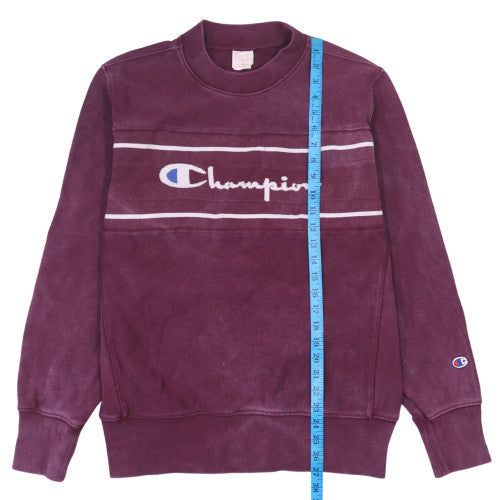 Champion Men's Purple XL Reverse Weave Sweatshirt Vintage Pullover