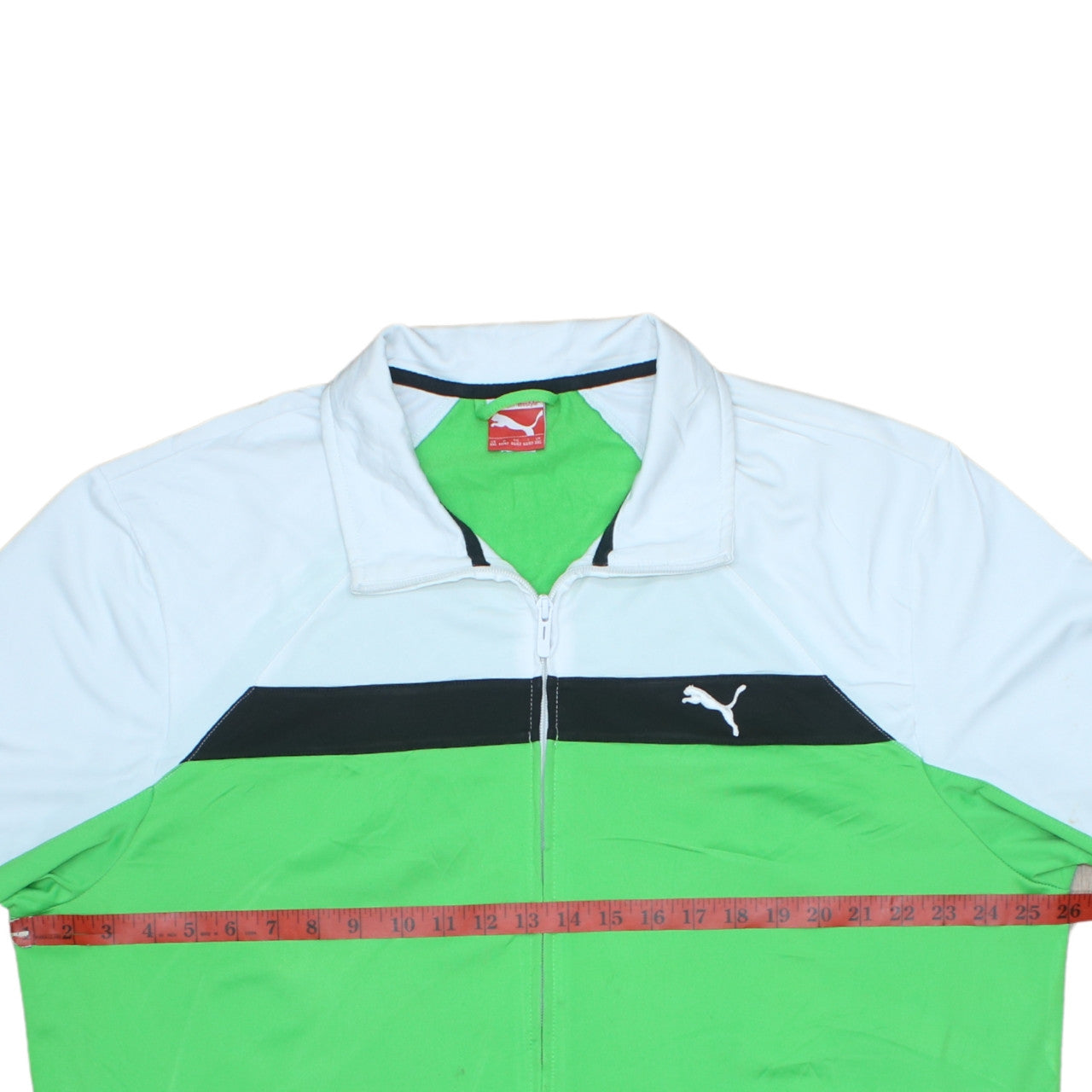 Puma Men's Green Full Zip Sports Sweatshirt 2XL