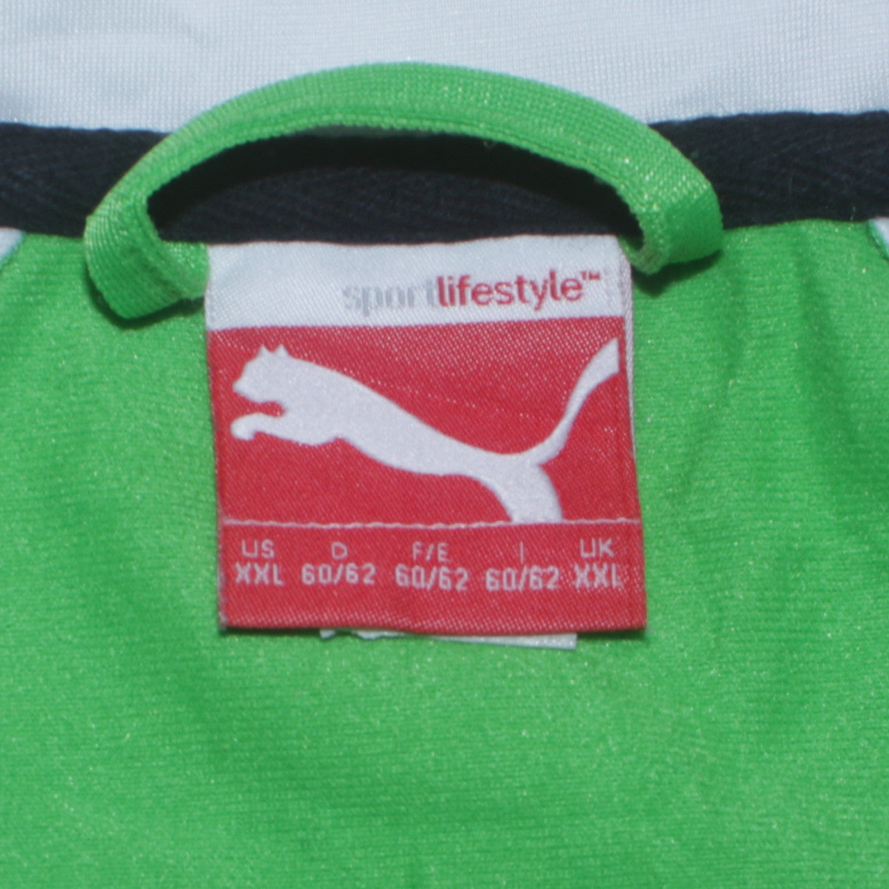 Puma Men's Green Full Zip Sports Sweatshirt 2XL