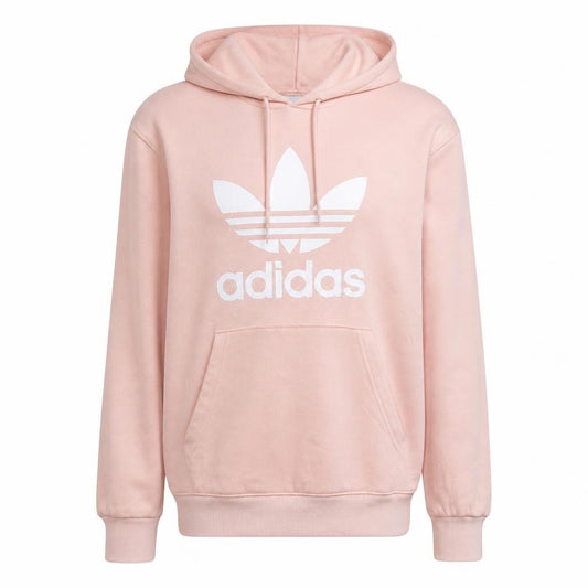 Adidas Womens Pink Pullover Hoodie XL Cotton Blend Casual