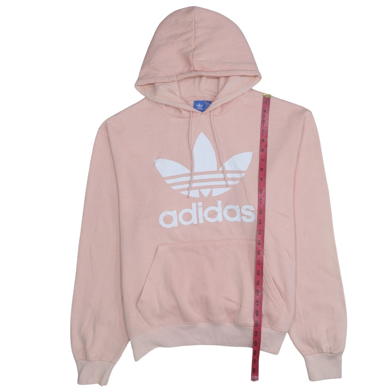 Adidas Womens Pink Pullover Hoodie XL Cotton Blend Casual