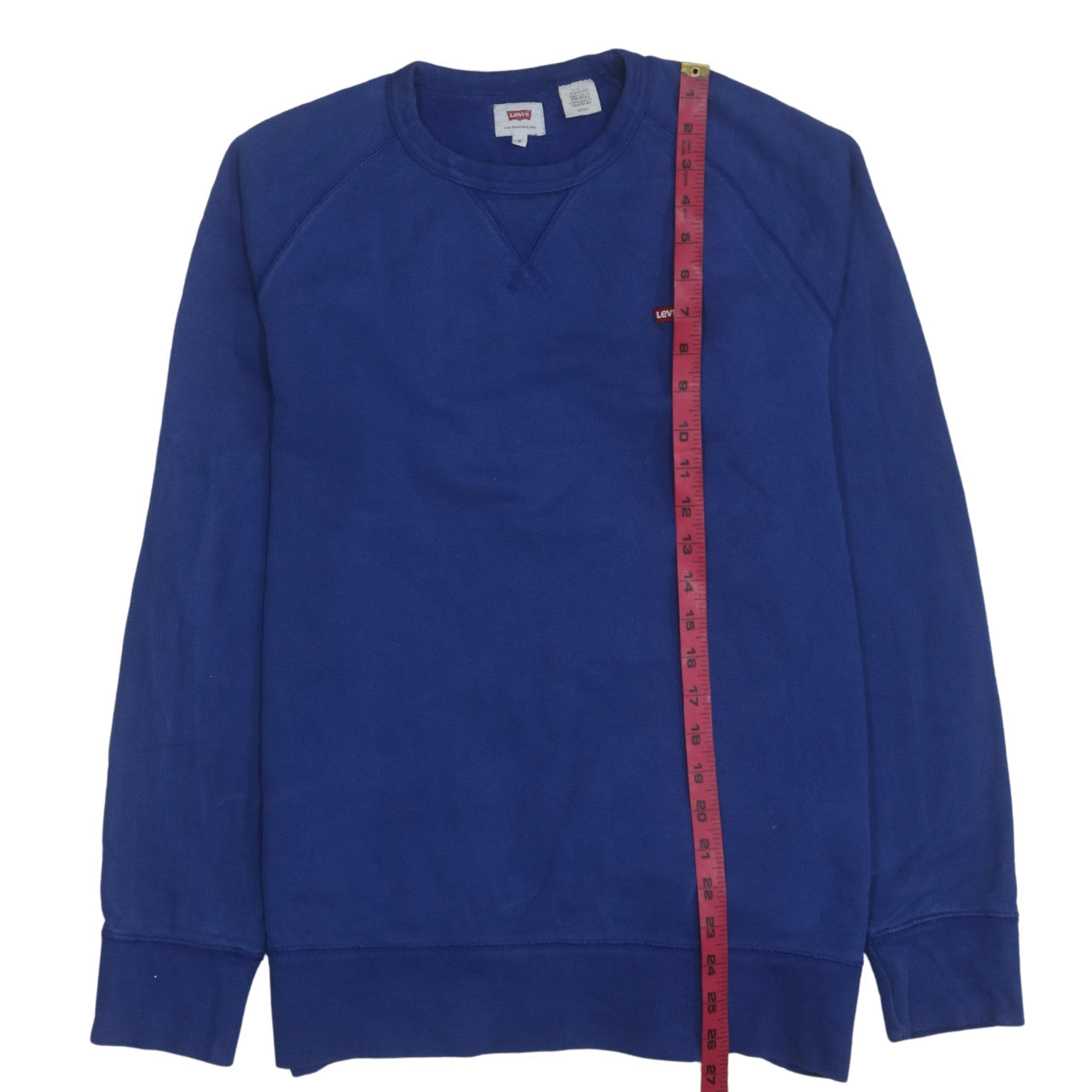 Levi's Men's Blue Pullover Sweatshirt Size S Crew Neck Fleece