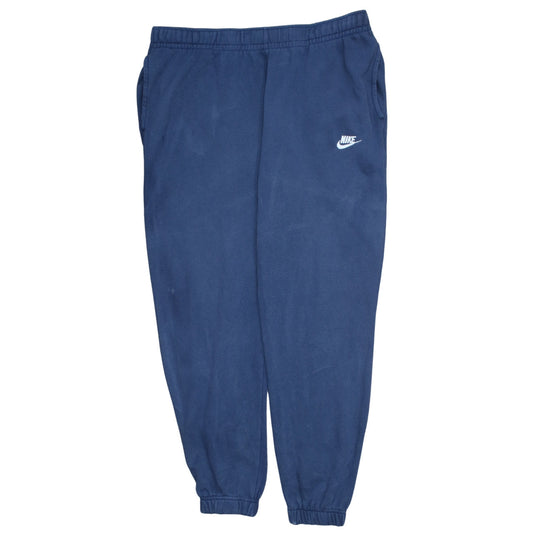 Nike Men’s Blue XL Fleece Sweatpants Casual Tapered Fit