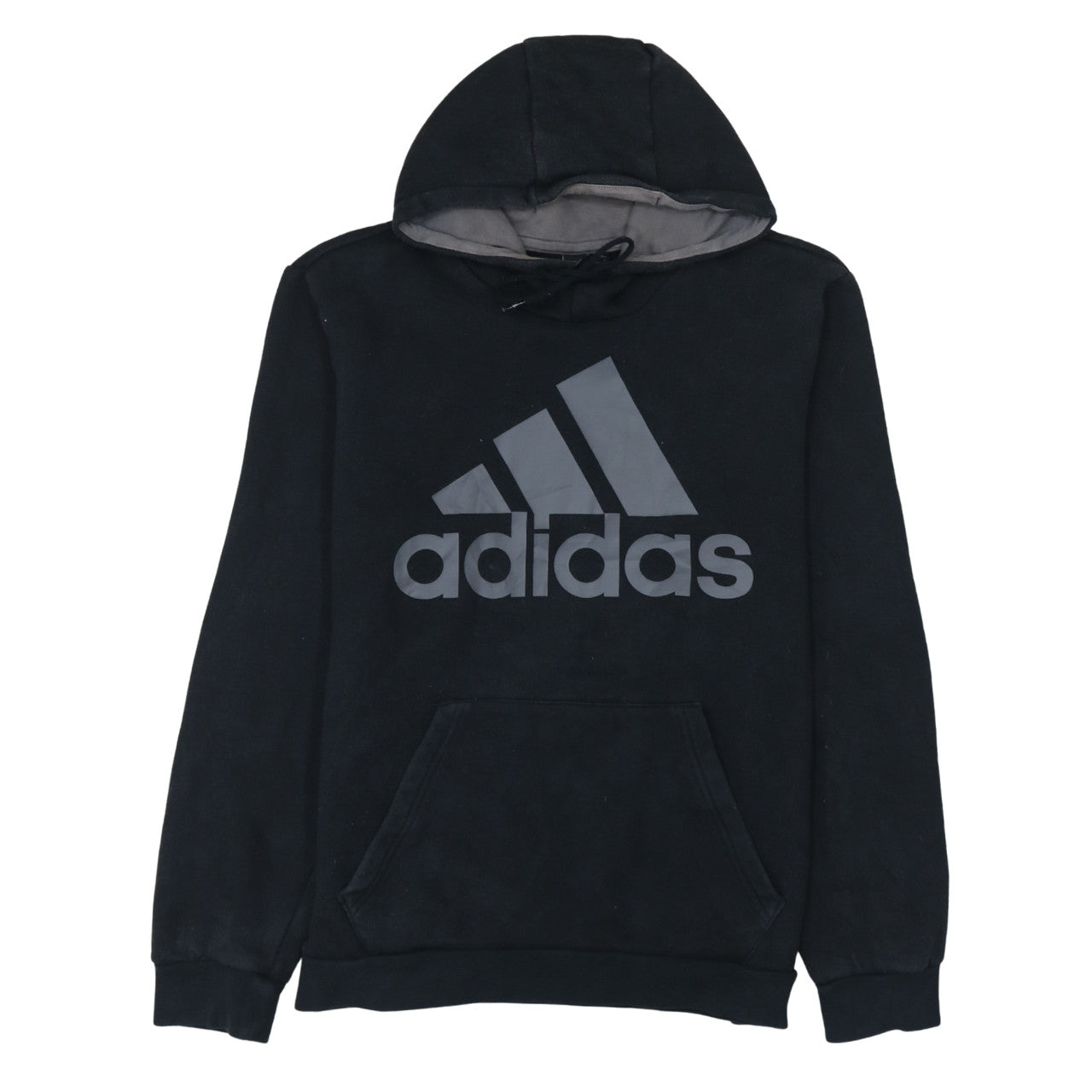 adidas Mens Black Pullover Hoodie Size M Sports Fleece