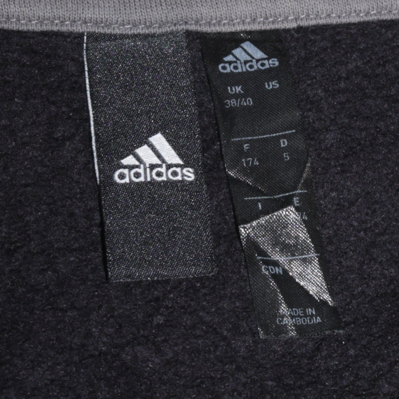 adidas Mens Black Pullover Hoodie Size M Sports Fleece
