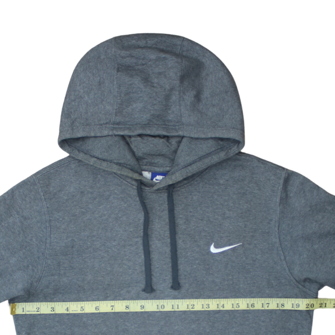 Nike Men's Grey Pullover Hoodie Small Regular Fit Sportswear