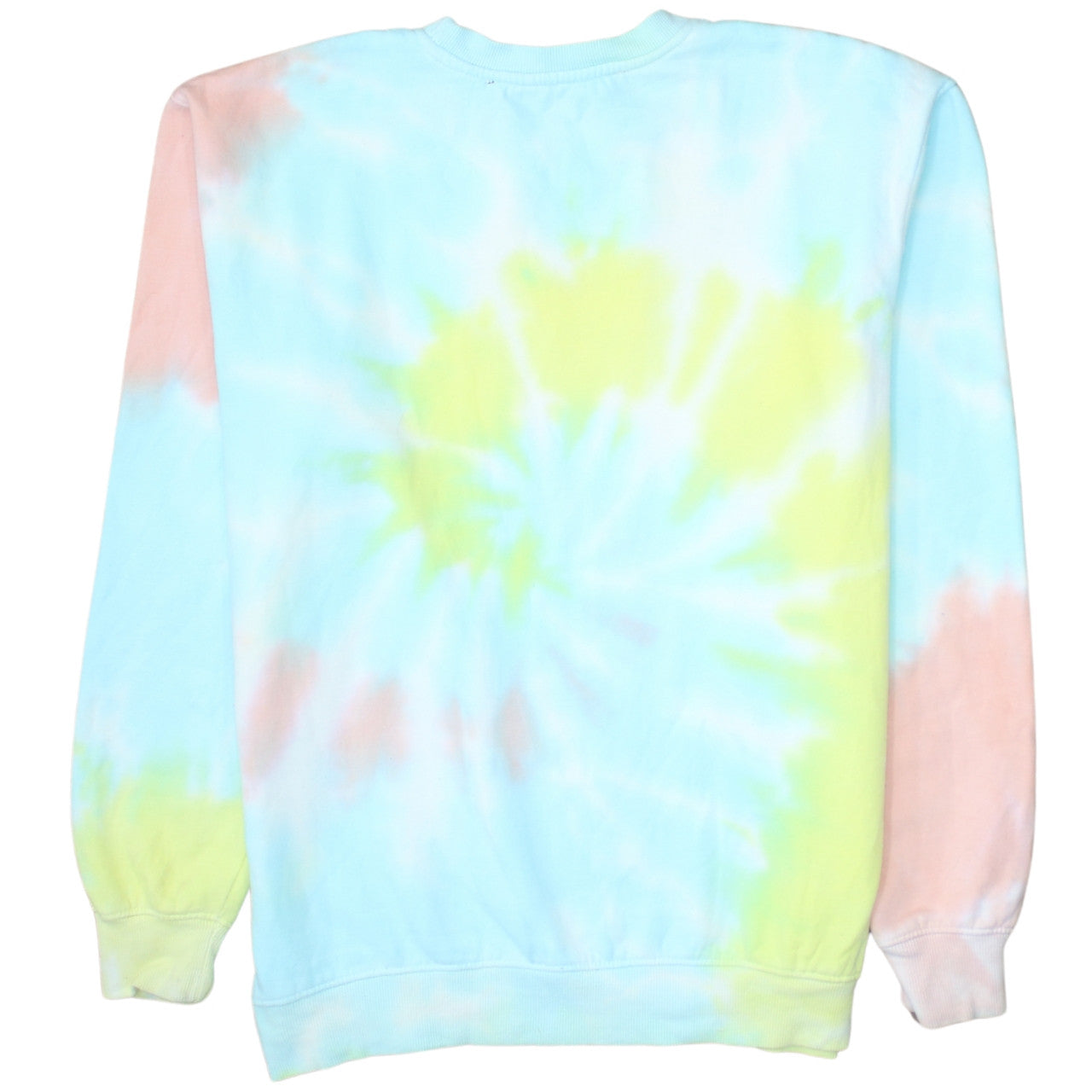 Playboy x Missguided Women's Multicoloured Tie Dye Pullover Sweatshirt Medium