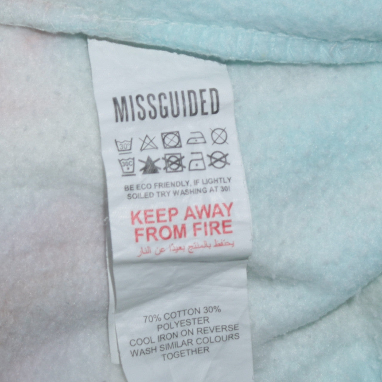 Playboy x Missguided Women's Multicoloured Tie Dye Pullover Sweatshirt Medium
