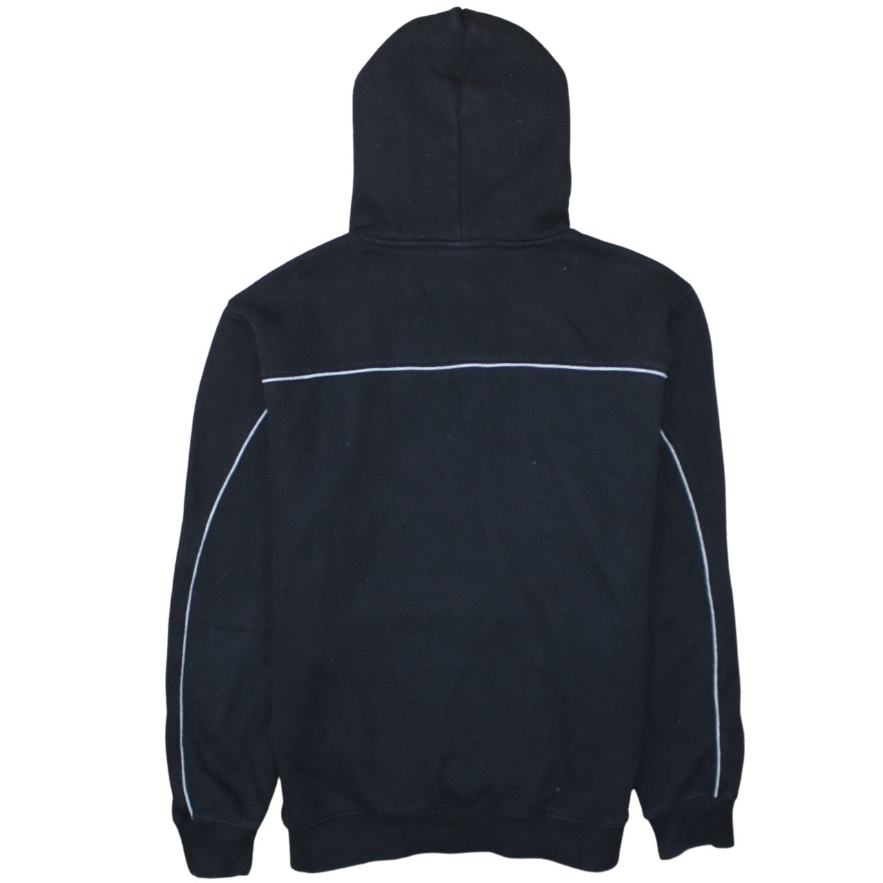 Champion Men's Black & White Small Pullover Hoodie Jumper