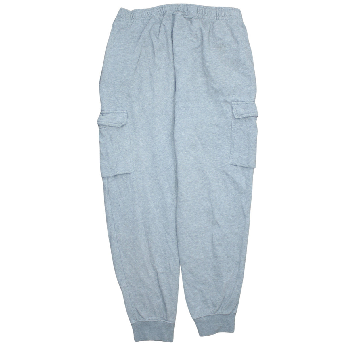 Nike Women's Grey Cargo Jogger Trousers Large Fleece Regular Fit