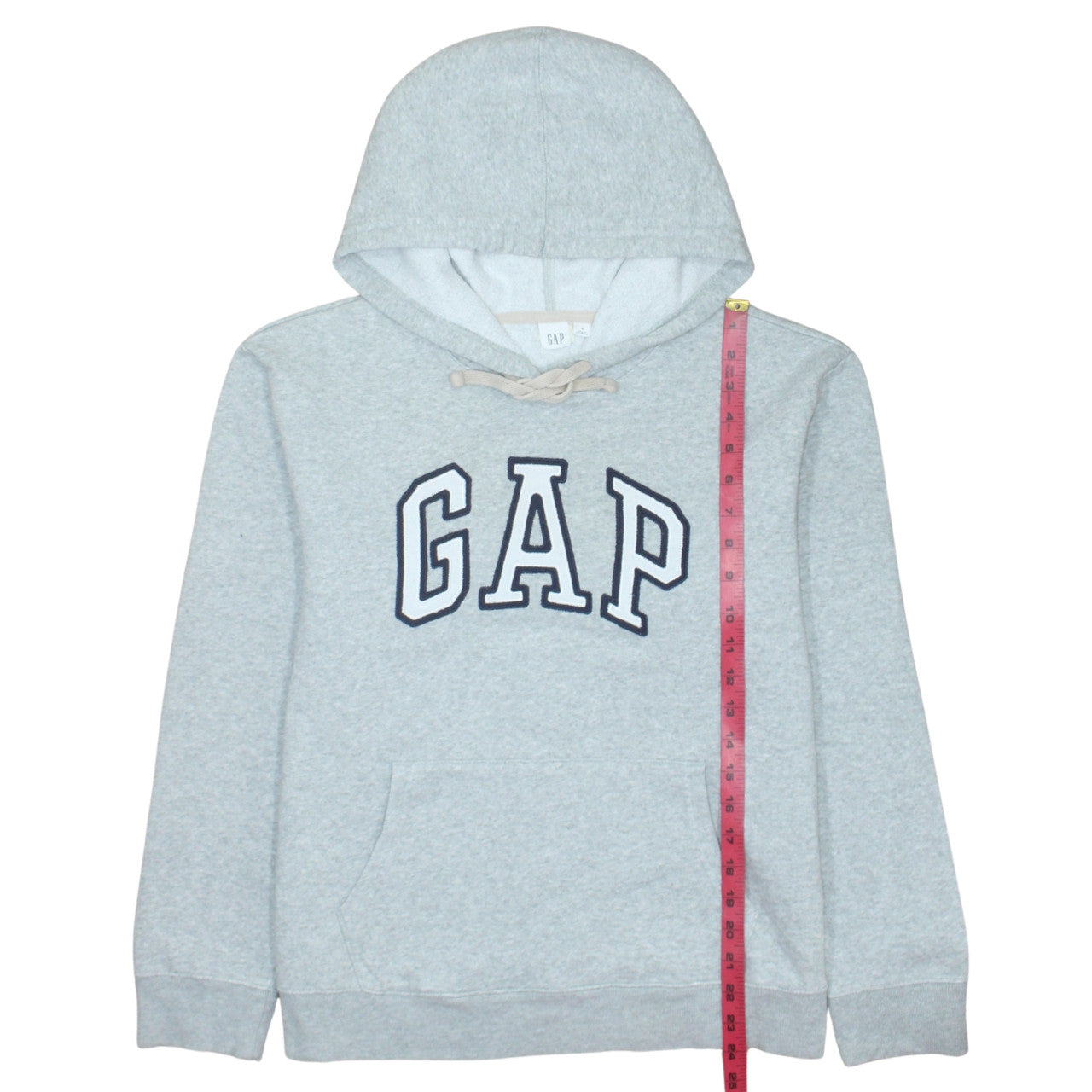 GAP Women's Grey Small Pullover Hoodie Sweatshirt with Logo