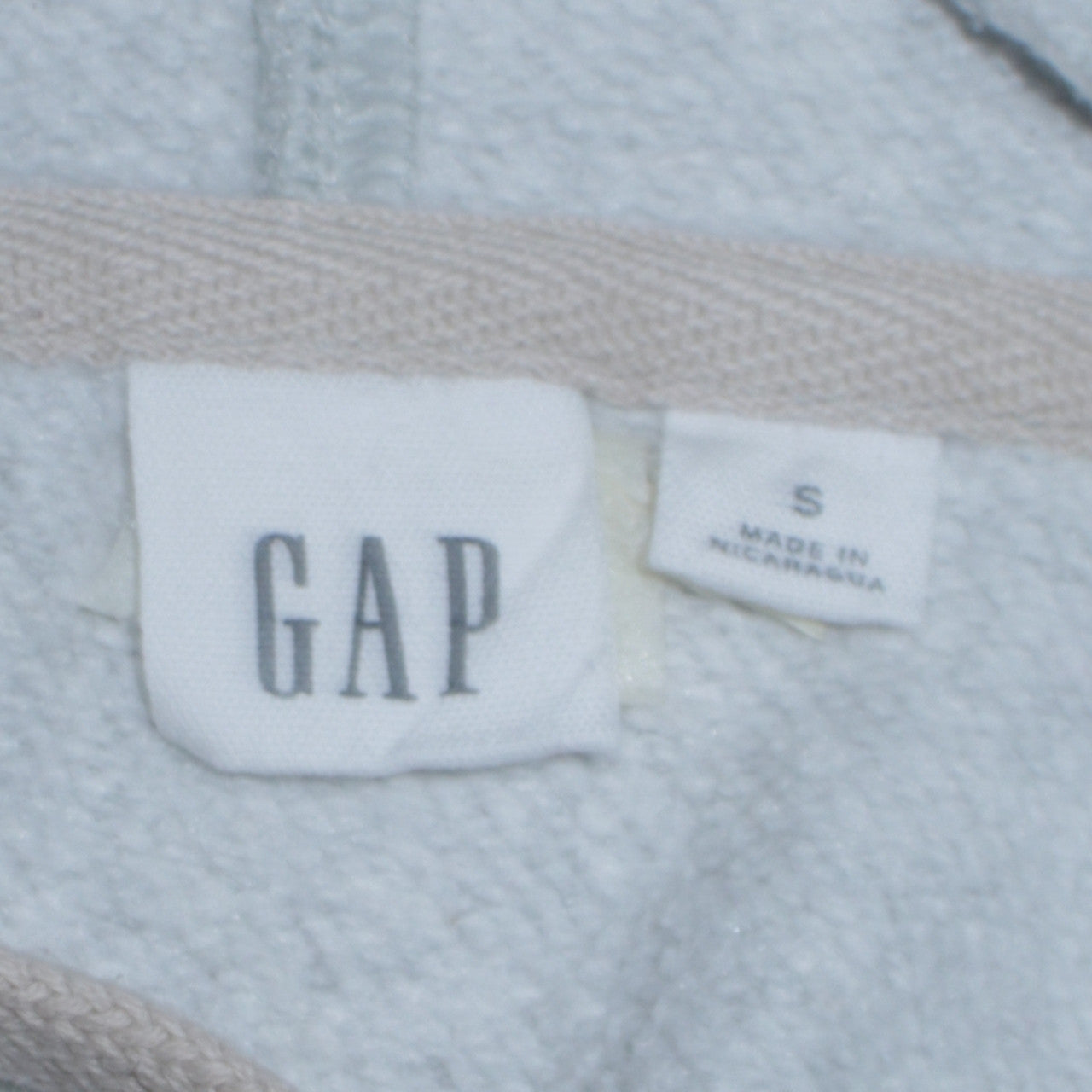 GAP Women's Grey Small Pullover Hoodie Sweatshirt with Logo
